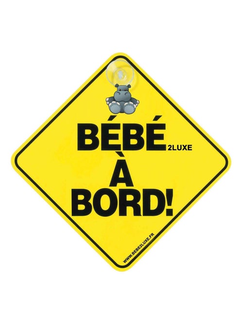 Set di 2 Segnali "Bebè a Bordo" con Ventosa - Kiabi Set di 2 Segnali "Bebè a Bordo" con Ventosa - Kiabi