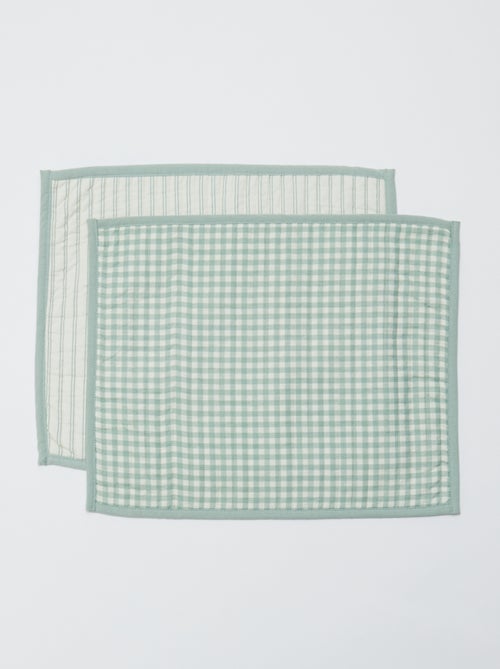 Set di 2 servizi da tavola (32x40 cm) con doppia stampa - Kiabi Home - Kiabi