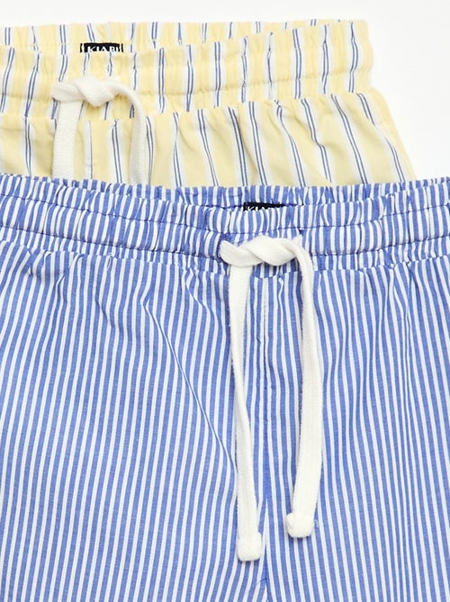 Set di 2 shorts a righe - Kiabi