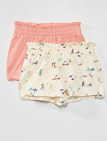 Saldi Pantaloncini da bambina - beige - Kiabi