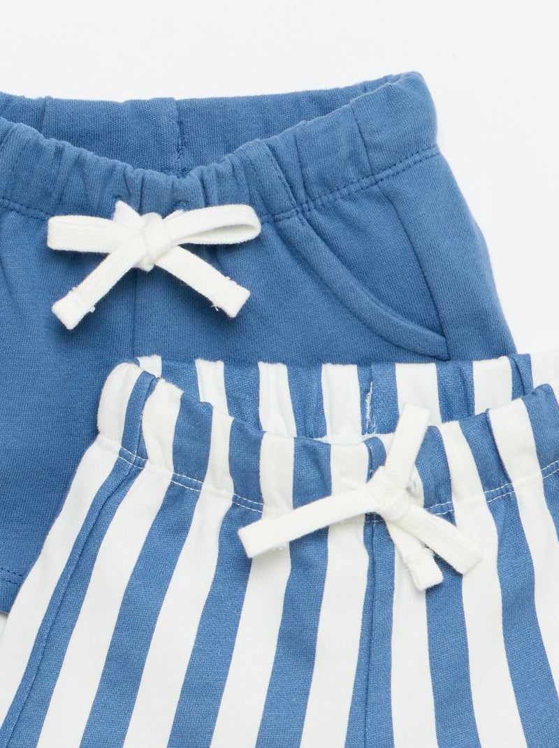 Set di 2 shorts Blu scuro - Kiabi