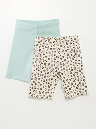Set di 2 shorts ciclisti
