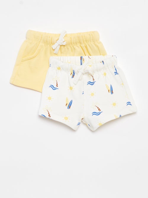 Set di 2 shorts con cordoncini - Kiabi