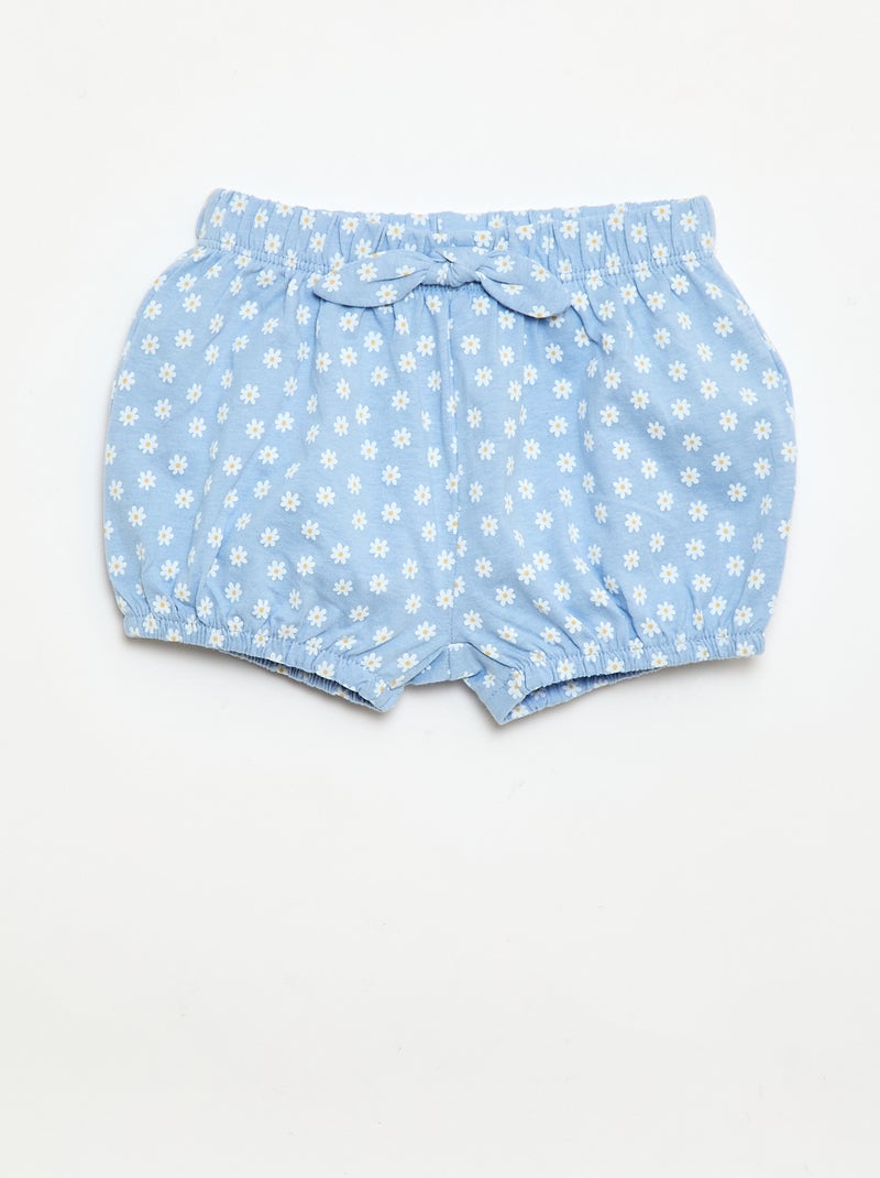 Set di 2 shorts con fiocchi fantasia Blu - Kiabi