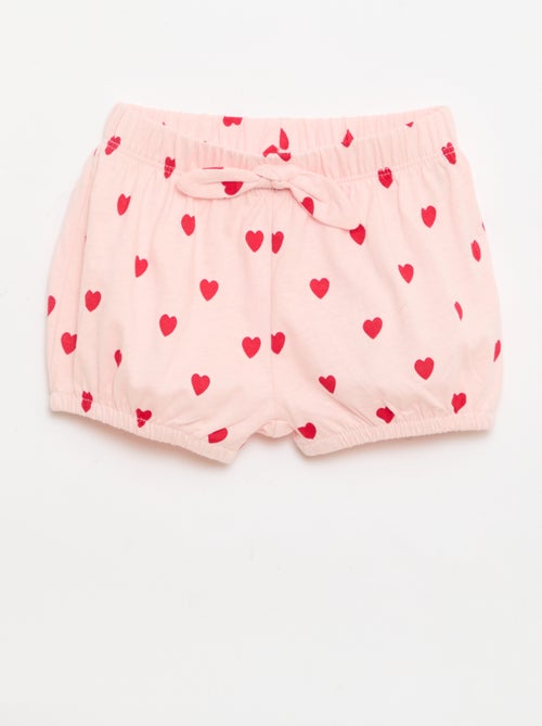 Set di 2 shorts con fiocchi fantasia - Kiabi