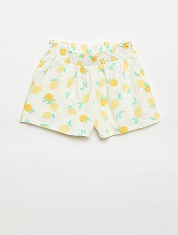 Set di 2 shorts con vita elasticizzata