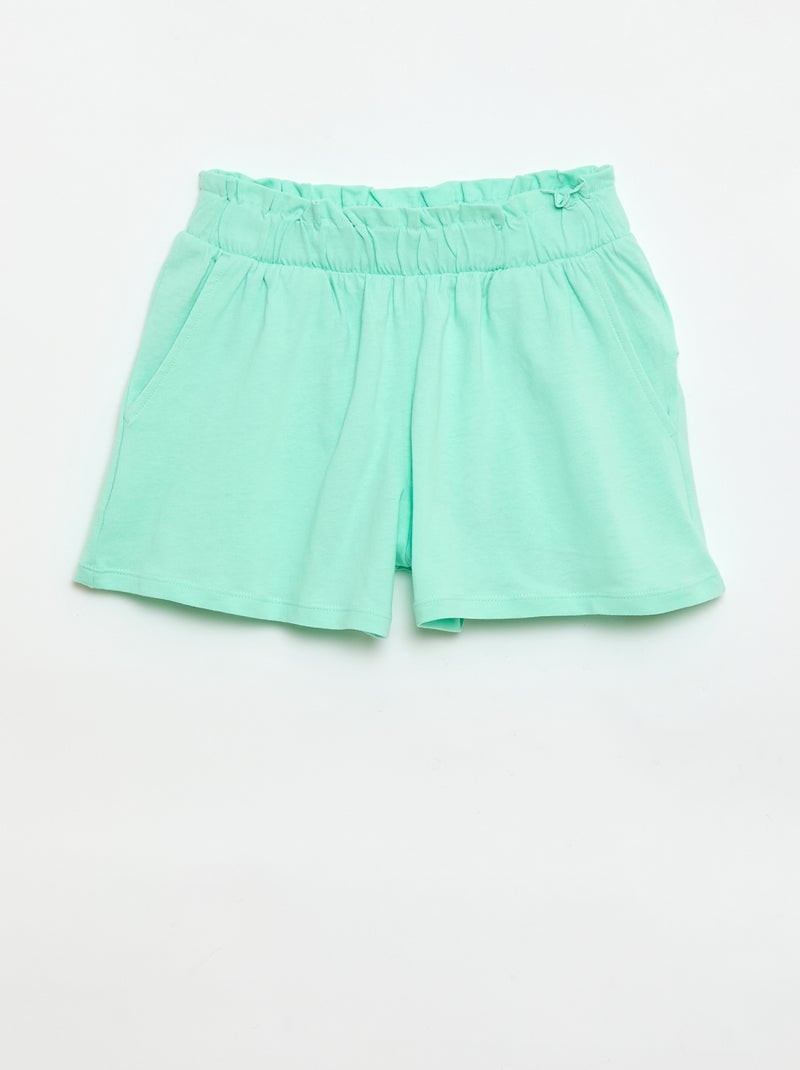 Set di 2 shorts con vita elasticizzata Bianco - Kiabi