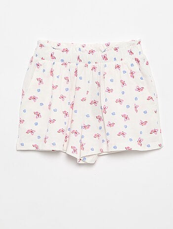 Set di 2 shorts con vita elasticizzata