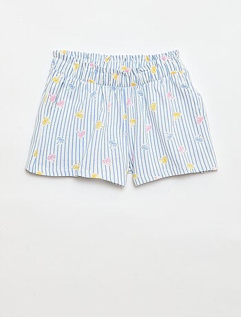 Set di 2 shorts con vita elasticizzata