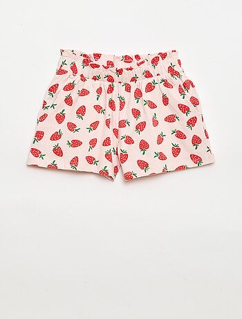 Set di 2 shorts con vita elasticizzata