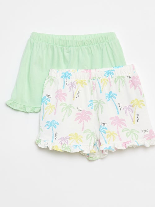 Set di 2 shorts con volant - Kiabi