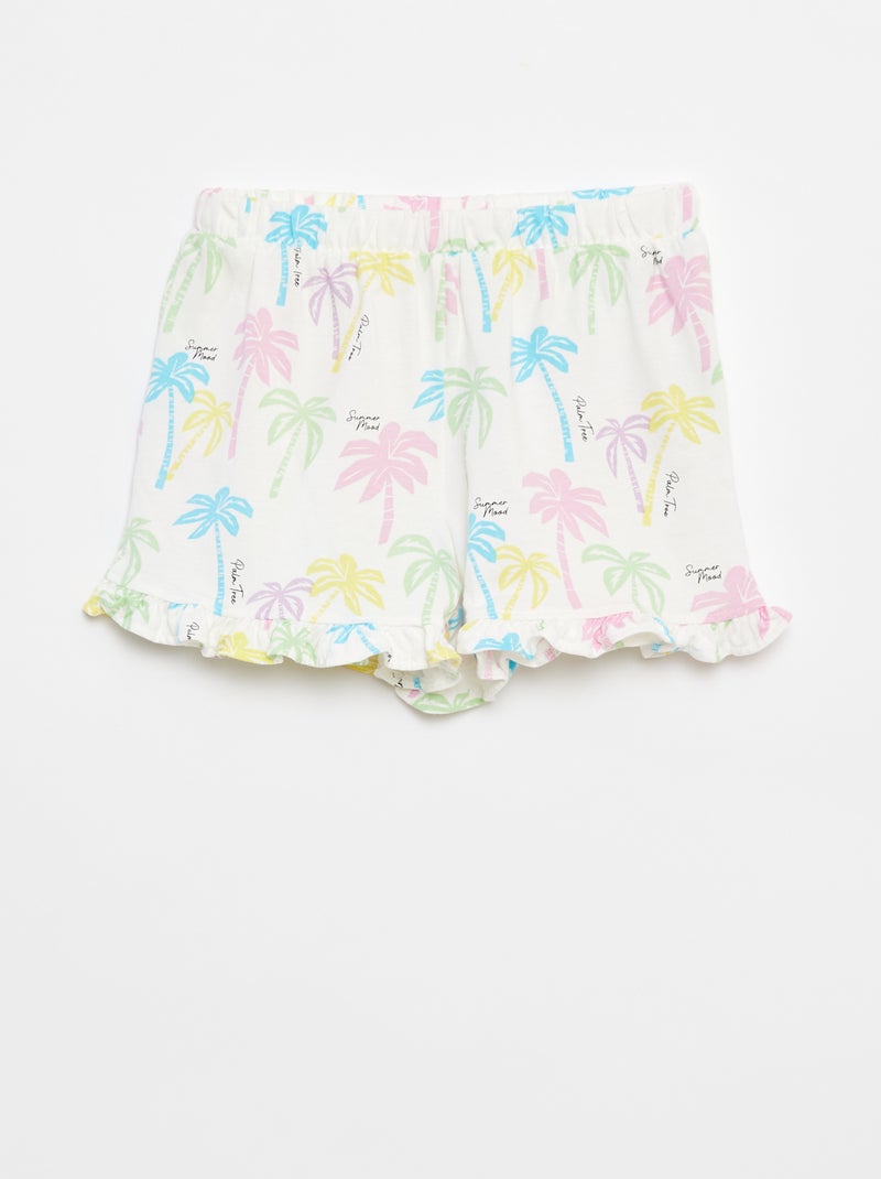 Doudou Shorts In Cotone 2Q6059-Z0222 Colore Beige Da Bambina main image 1