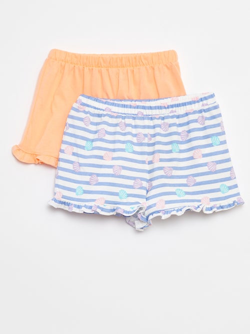 Set di 2 shorts con volant - Kiabi