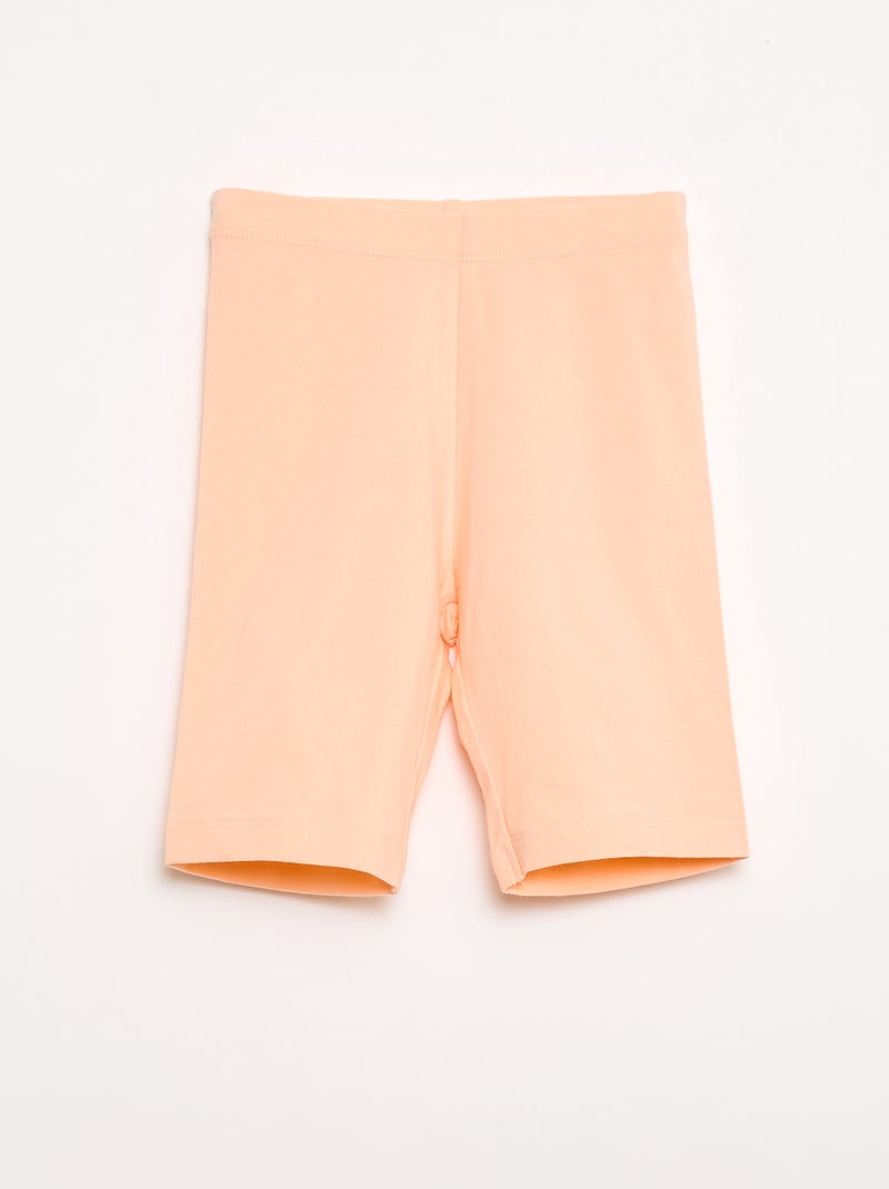 Set di 2 shorts da ciclista Arancione - Kiabi