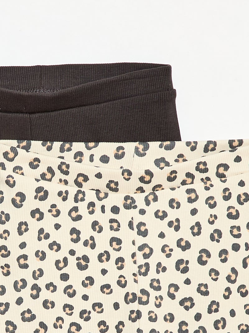 Set di 2 shorts da ciclista Beige - Kiabi