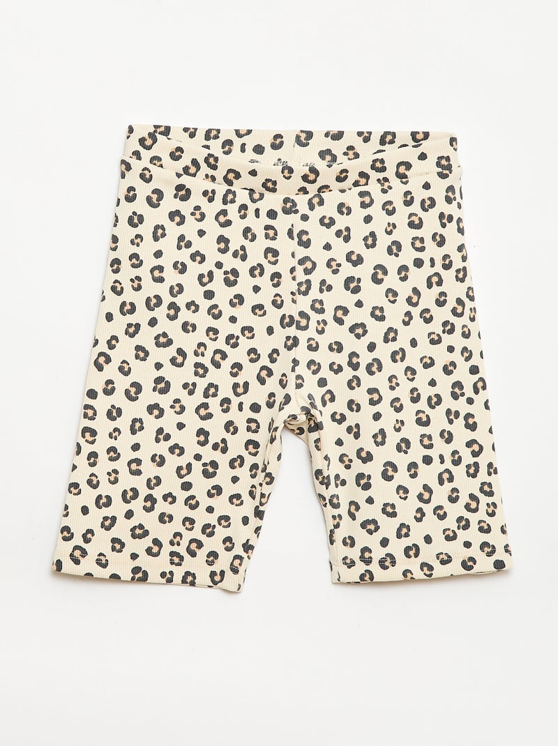Set di 2 shorts da ciclista Beige - Kiabi