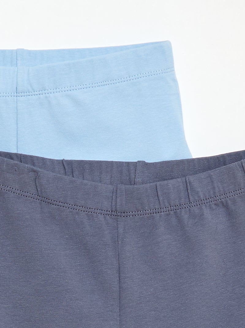 Set di 2 shorts da ciclista Blu - Kiabi