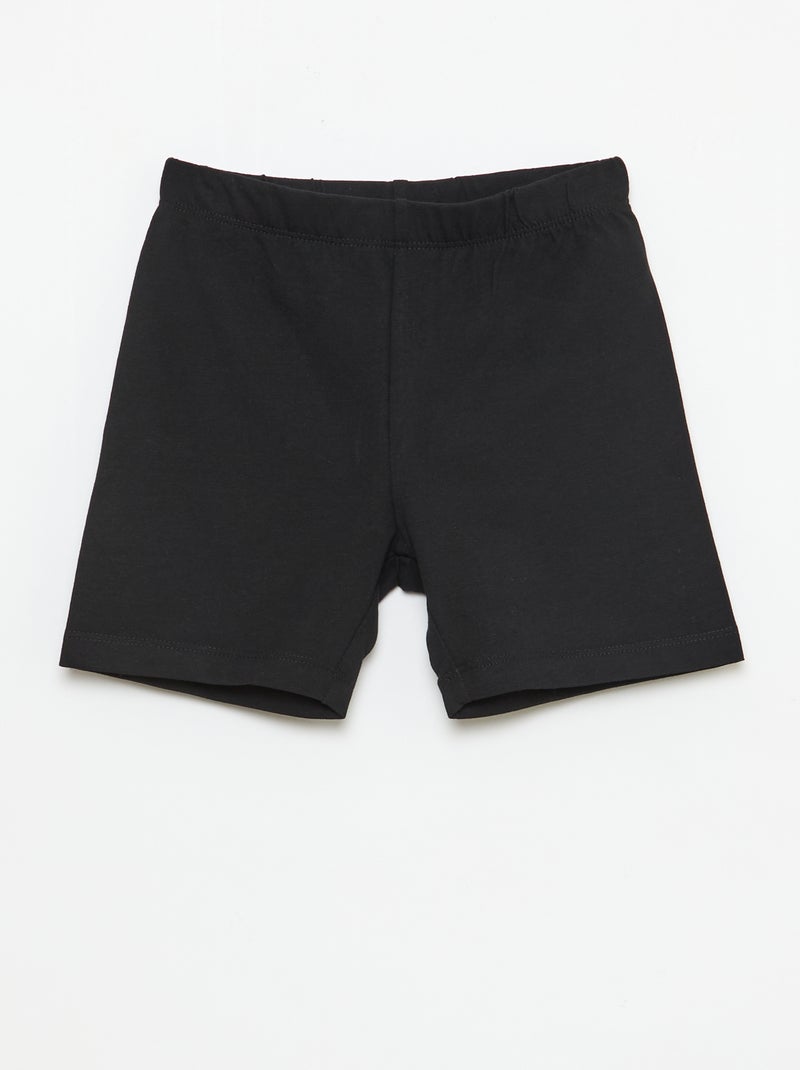 Set di 2 shorts da ciclista Nero - Kiabi