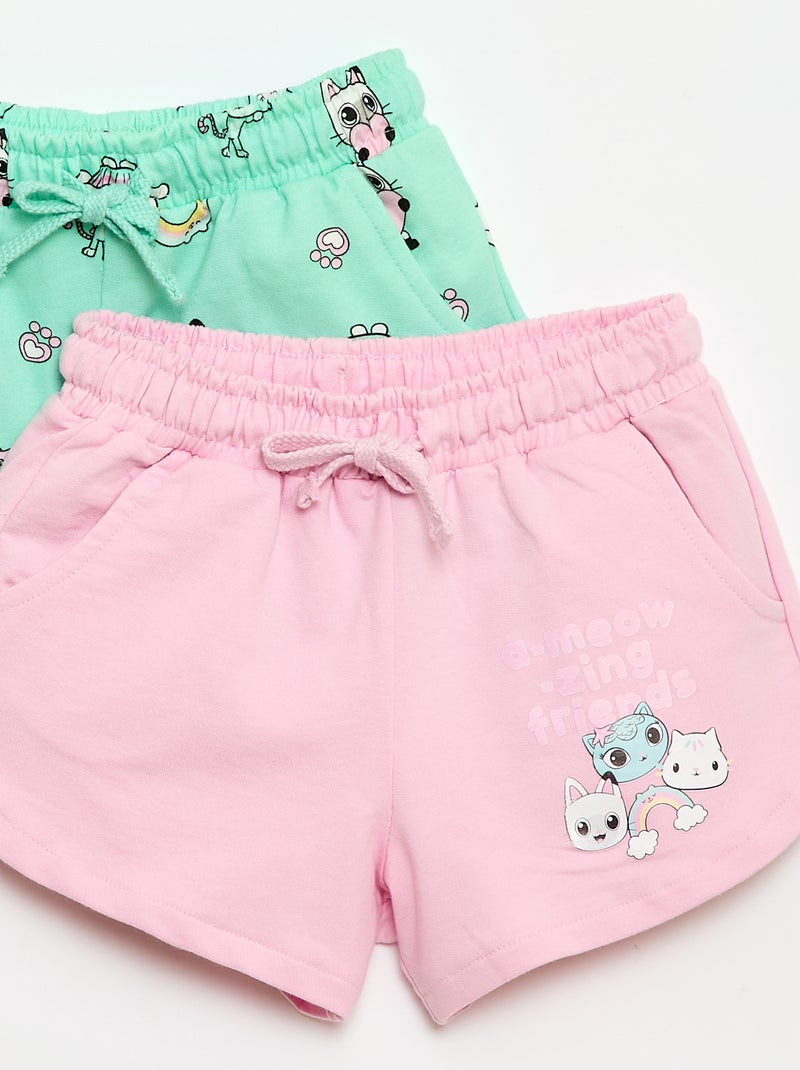Set di 2 shorts 'Gabby e la casa magica' Verde - Kiabi