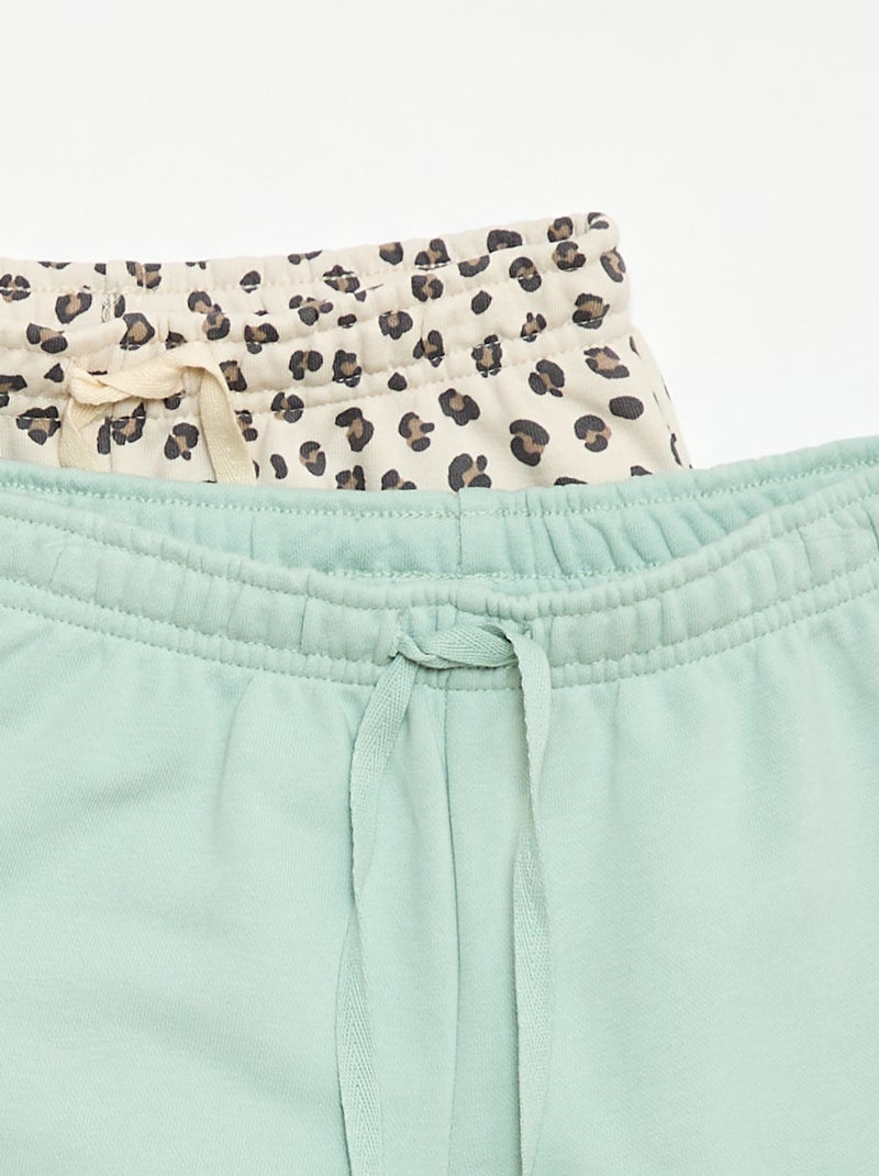 Set di 2 shorts in cotone Beige - Kiabi