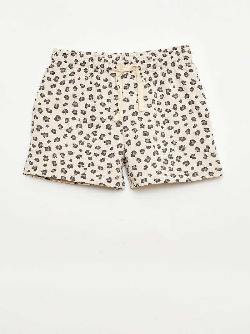Set di 2 shorts in cotone Beige - Kiabi