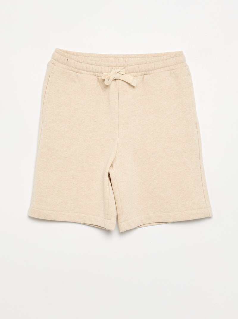 Set di 2 shorts in cotone tinta unita Beige - Kiabi