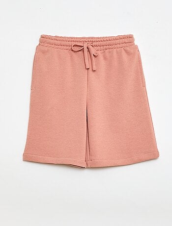 Set di 2 shorts in cotone tinta unita