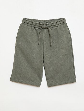 Set di 2 shorts in cotone tinta unita