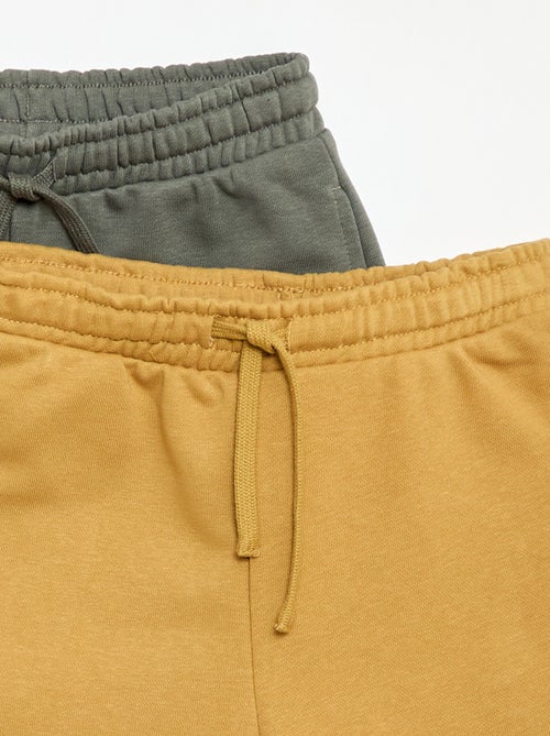 Set di 2 shorts in cotone tinta unita - Kiabi