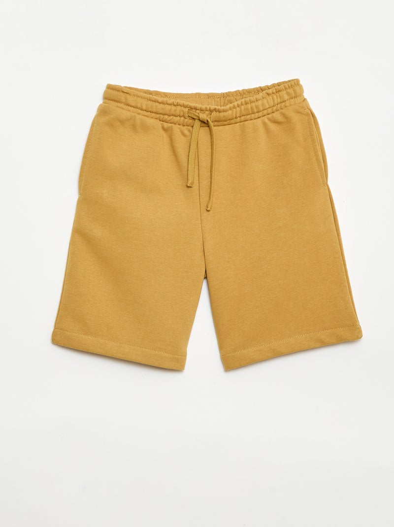 Set di 2 shorts in cotone tinta unita Giallo - Kiabi