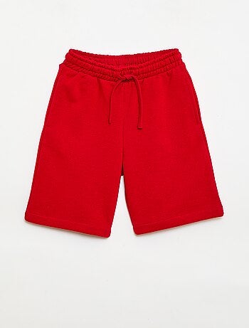 Set di 2 shorts in cotone tinta unita
