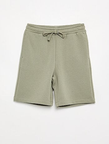Set di 2 shorts in cotone tinta unita