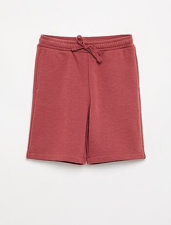 Set di 2 shorts in cotone tinta unita