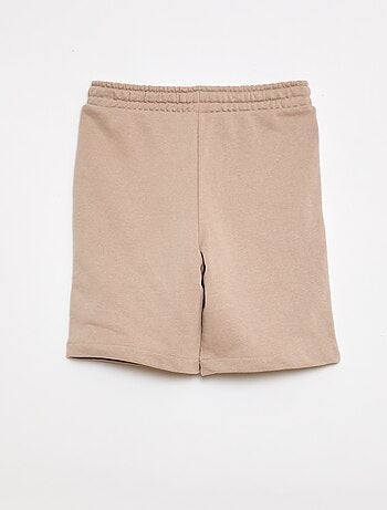 Set di 2 shorts in cotone tinta unita