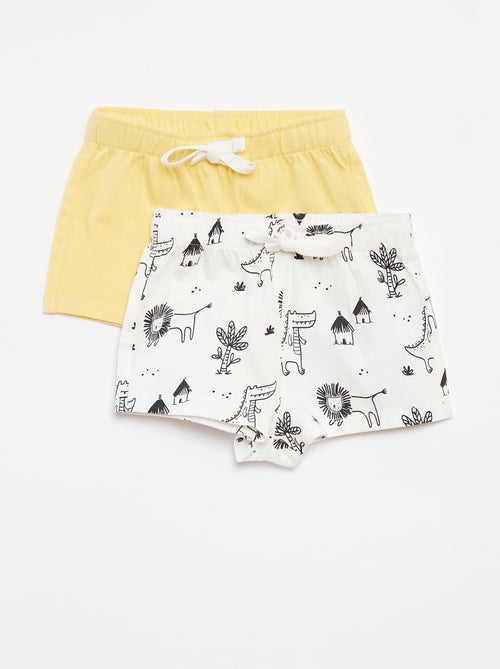 Set di 2 shorts in jersey - 2 pezzi - Kiabi