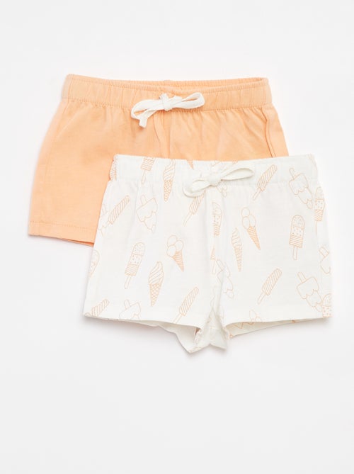 Set di 2 shorts in jersey - 2 pezzi - Kiabi