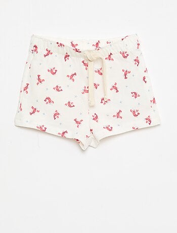 Set di 2 shorts in jersey
