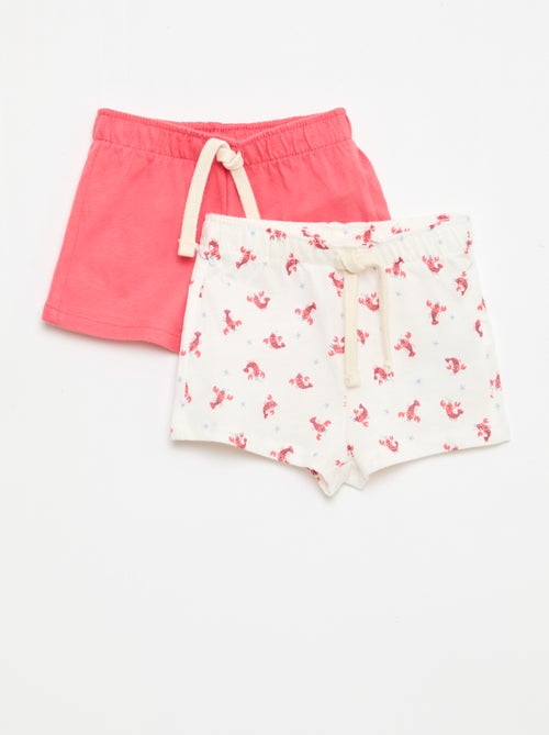 Set di 2 shorts in jersey - Kiabi