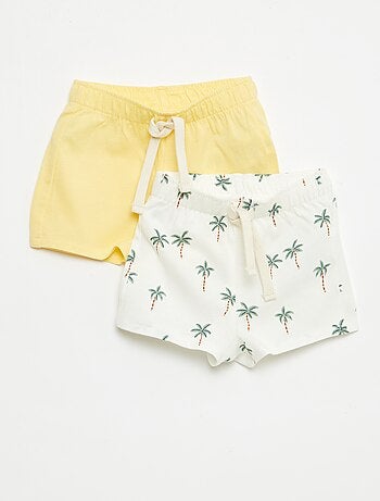 Set di 2 shorts in jersey