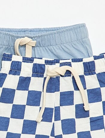 Set di 2 shorts in jersey