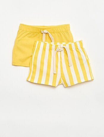 Set di 2 shorts in jersey