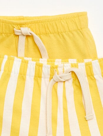 Set di 2 shorts in jersey