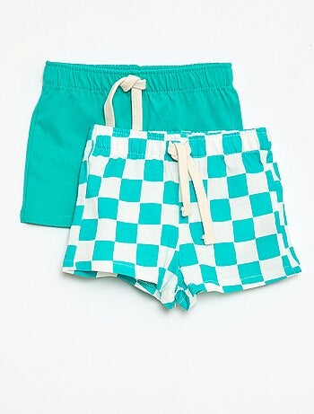 Set di 2 shorts in jersey