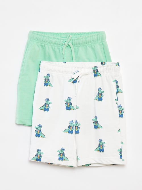 Set di 2 shorts in tessuto felpato - Kiabi