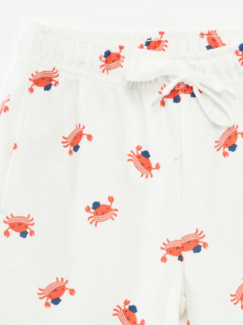 Set di 2 shorts in tessuto felpato - Kiabi