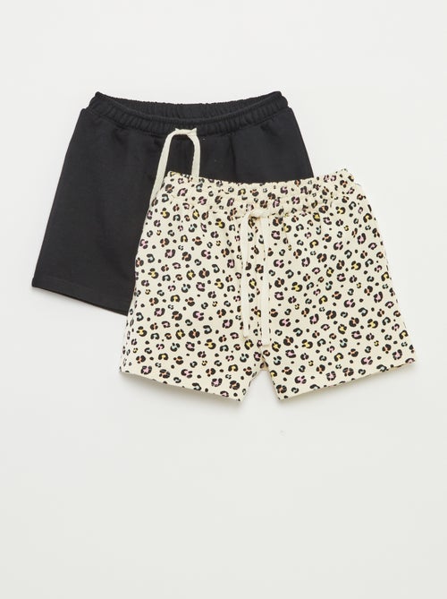 Set di 2 shorts in tessuto felpato leggero - Kiabi