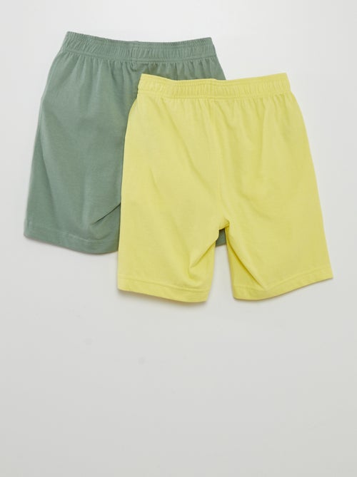 Set di 2 shorts tinta unita - Kiabi
