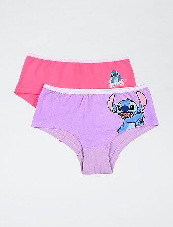 Set di 2 shorty 'Disney' 'Stitch' in cotone
