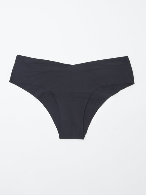 Set di 2 shorty invisibili in microfibra - Kiabi