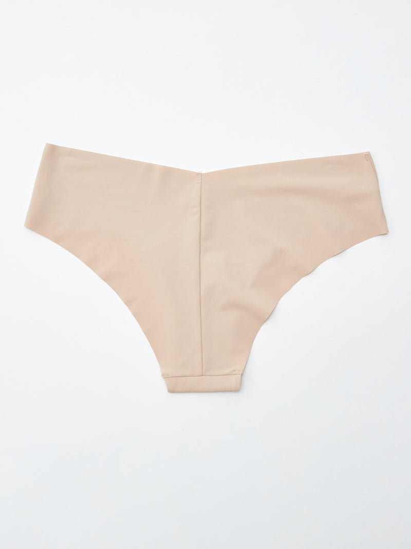 Set di 2 shorty invisibili in microfibra ROSA - Kiabi